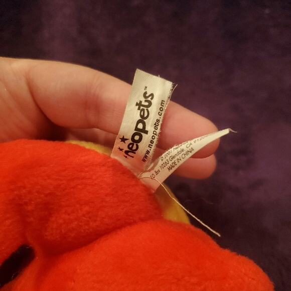 Neopets - Red Scorchio Plushie Limited Too Y2K Vintage Plush Toy Dragon - Picture 6 of 7